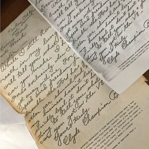 Henry Ford Ford motor company  Handwritten Letters Bonnie and Clyde Barrow.